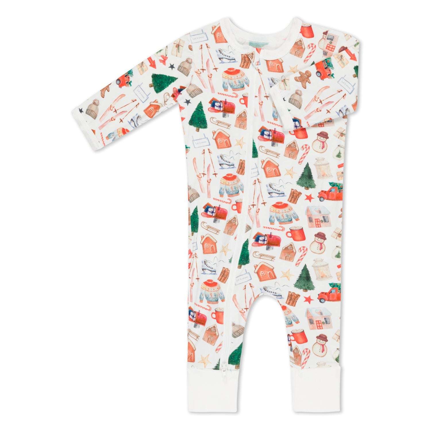 Christmas Classic Convertible Romper Milk & Baby