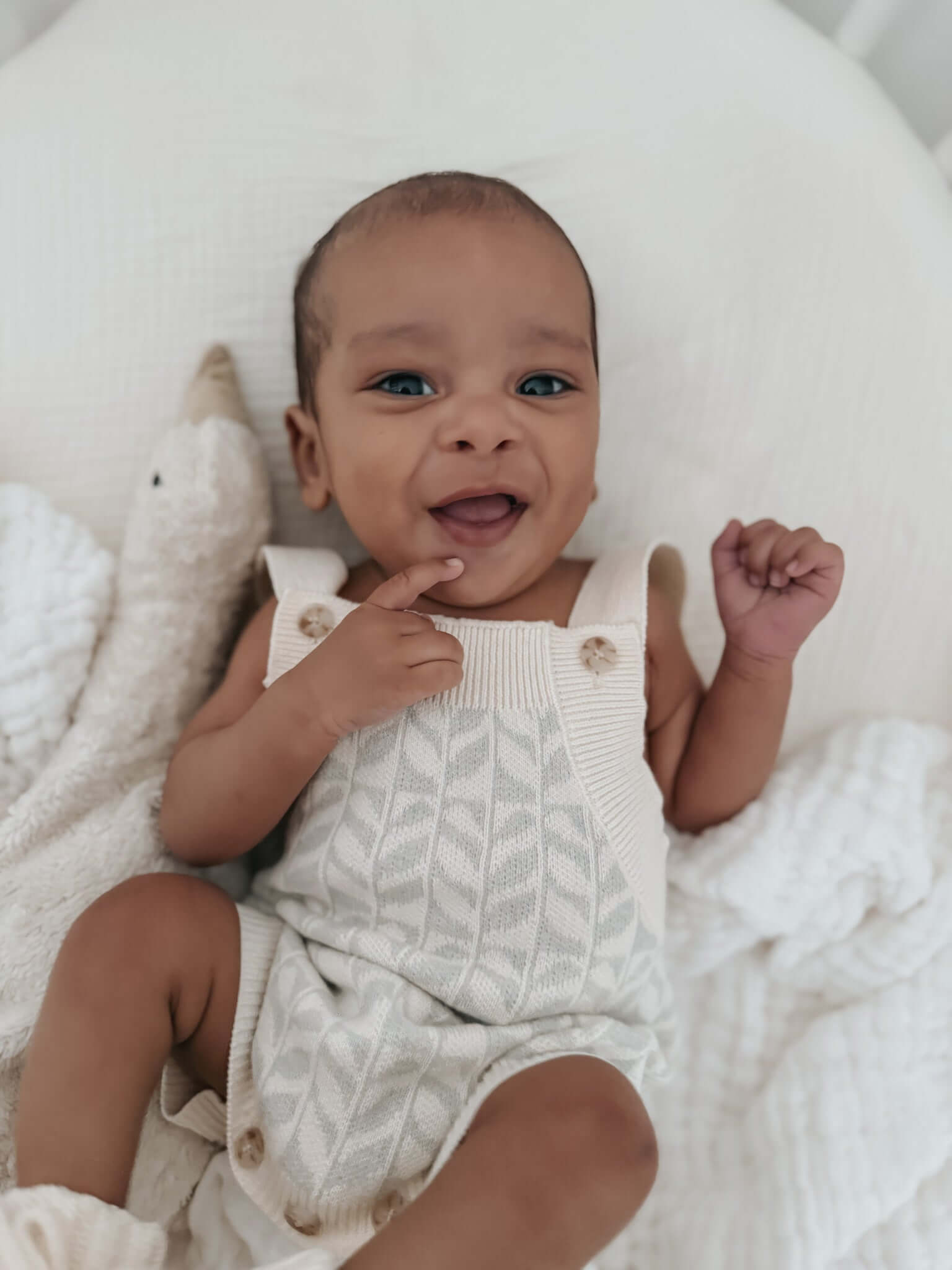 Luna + Luca Sprouts Romper | Milk & Baby