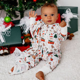 Christmas Classic Convertible Romper Milk & Baby