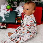 Christmas Classic Convertible Romper Milk & Baby