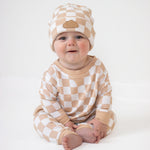 Sandy Checkers Dream Pullover Milk & Baby