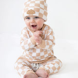 Sandy Checkers Dream Jogger Milk & Baby