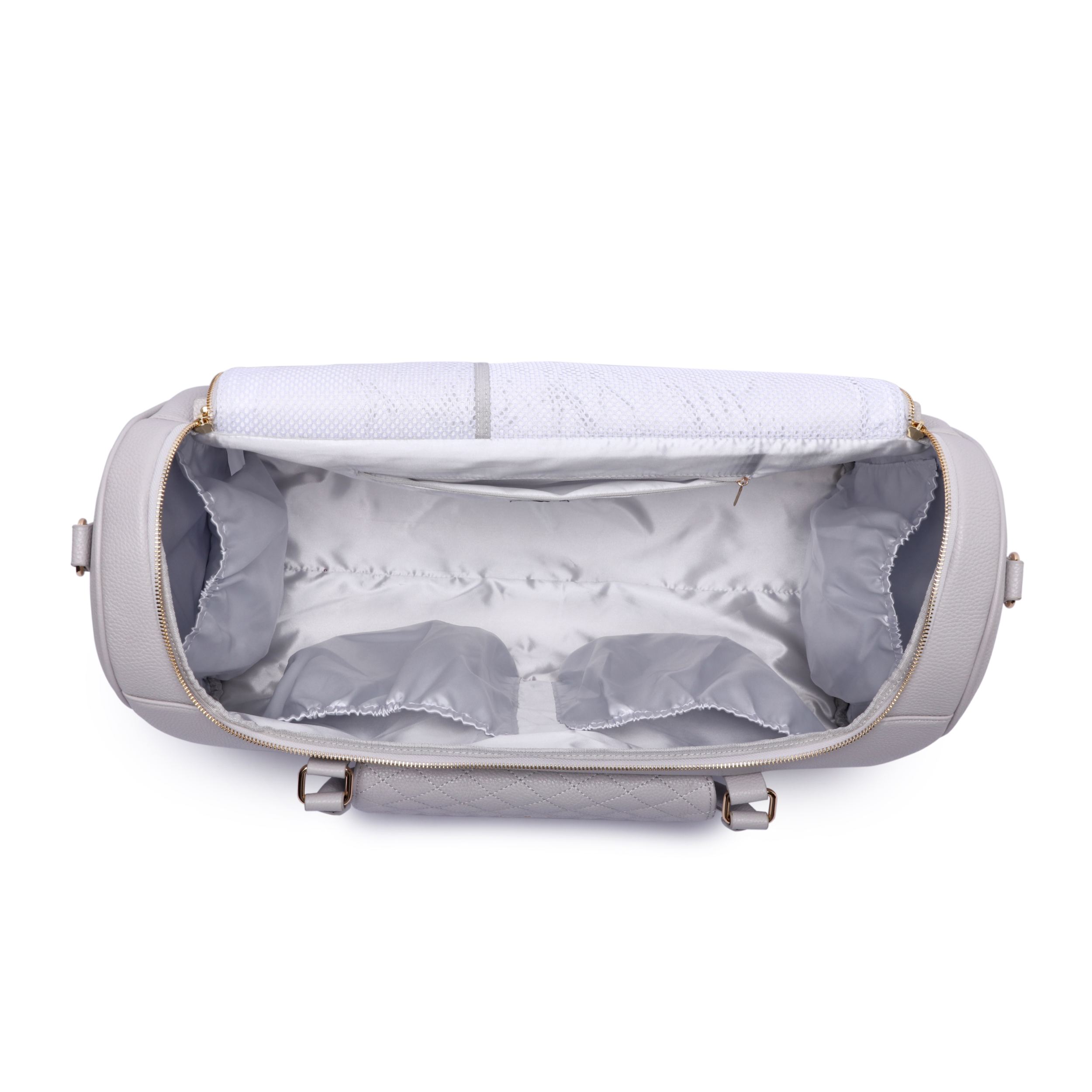 Monaco Travel Bag | Stone Grey Milk & Baby