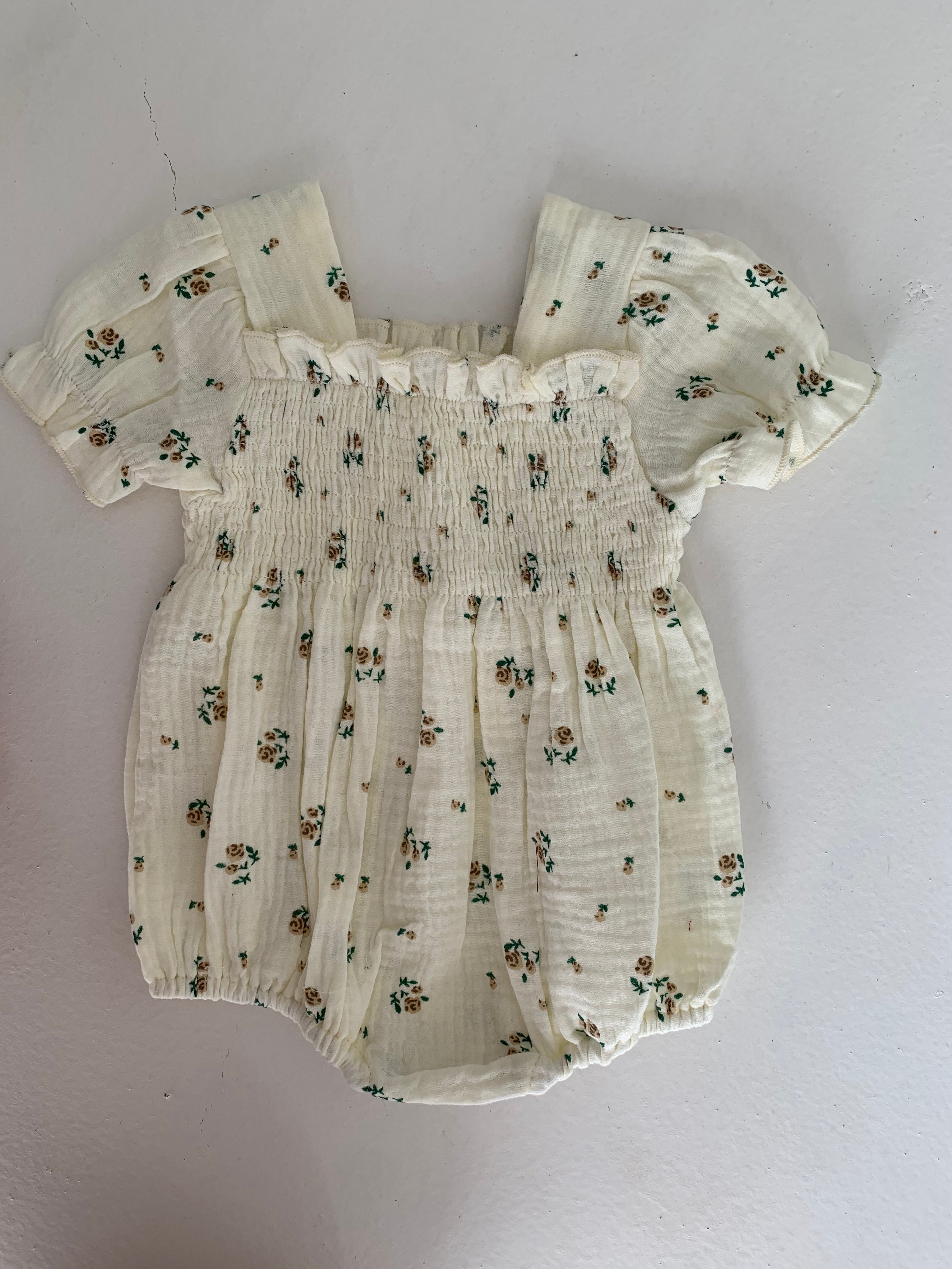 Muslin Romper | Garden Days