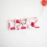 DREAMY PINK CHECKERS DREAM BOW