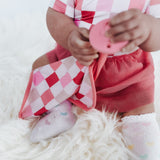 DREAMY PINK CHECKERS DREAM LOVEY