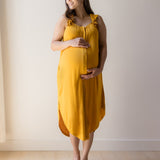 Ruffle Strap Labor & Delivery Gown | Honey