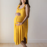 Ruffle Strap Labor & Delivery Gown | Honey