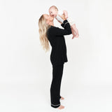 The Black CloudLuxe Classic Pajama Set | Milk & Baby