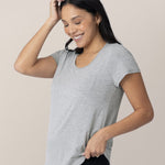 Everyday Maternity & Nursing T-shirt | Grey Heather | Milk & Baby