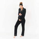 The Black CloudLuxe Classic Pajama Set | Milk & Baby