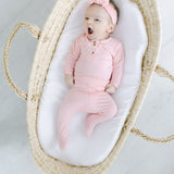 Aspen Outfit, Hat and Headband Set | Pink