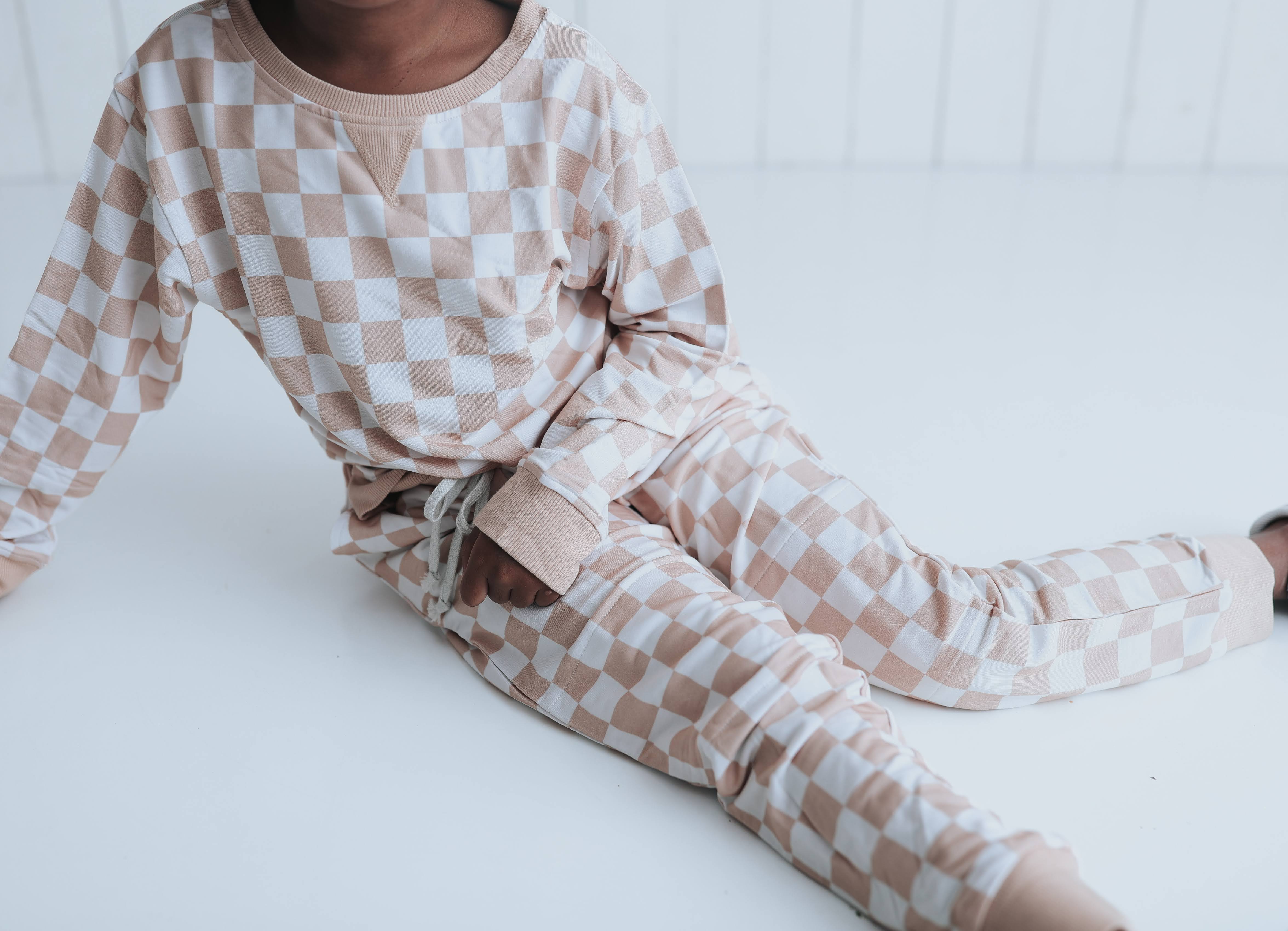 Sandy Checkers Dream Jogger Milk & Baby