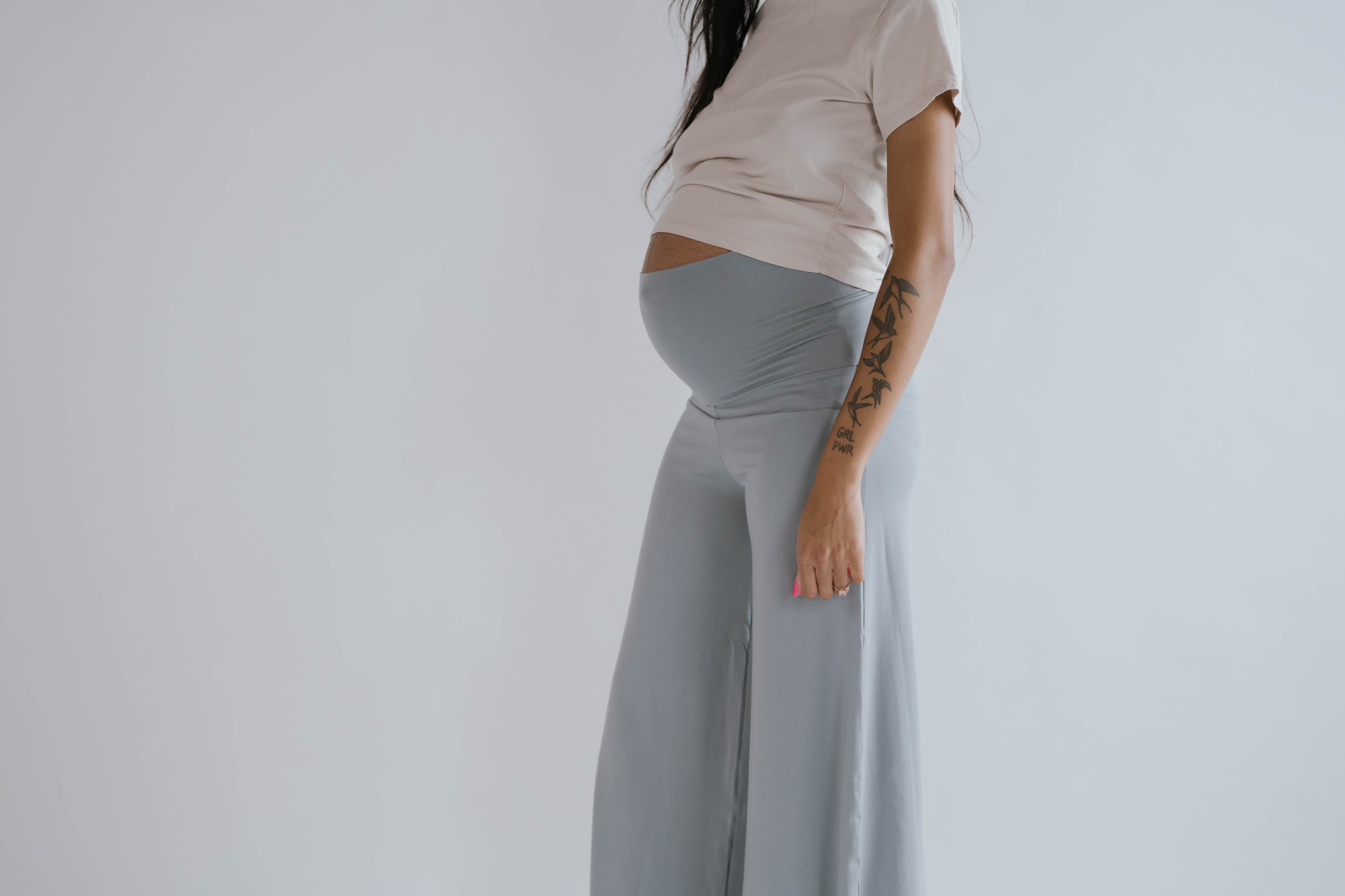 Flow Pant | Ash Milk & Baby