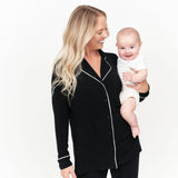 The Black CloudLuxe Classic Pajama Set | Milk & Baby