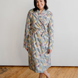 Organic Cotton Women’s Lounge Robe in Whimsy