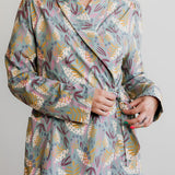 Organic Cotton Women’s Lounge Robe in Whimsy