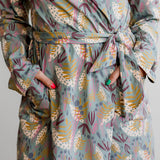 Organic Cotton Women’s Lounge Robe in Whimsy