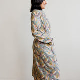 Organic Cotton Women’s Lounge Robe in Whimsy