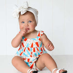 Busting Red, White & Blue Dream Bubble Romper Milk & Baby