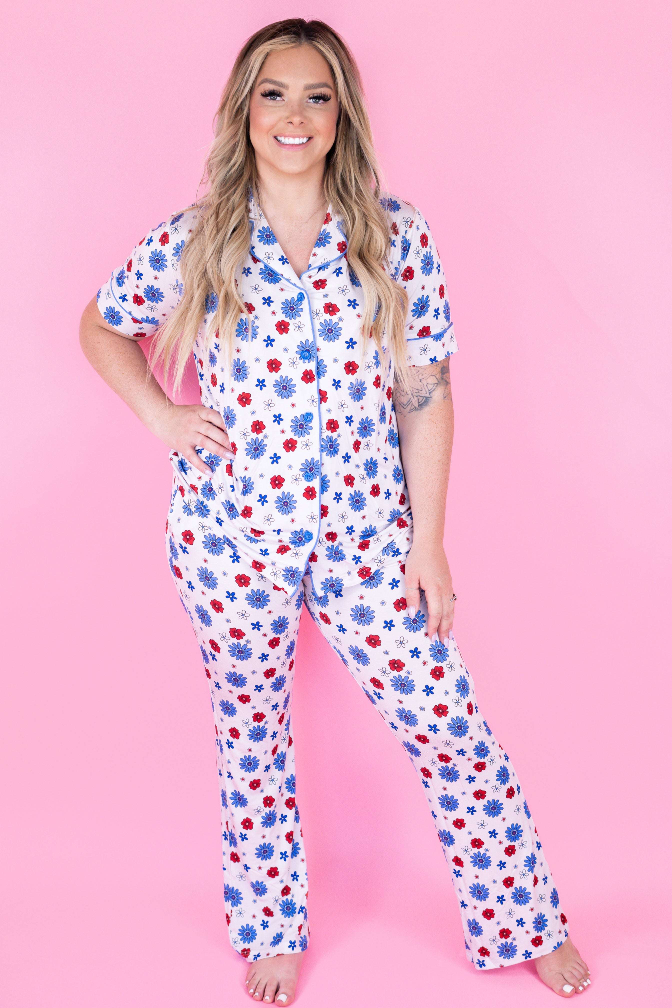 Freedom Blooms Dream Pajama Set Milk & Baby