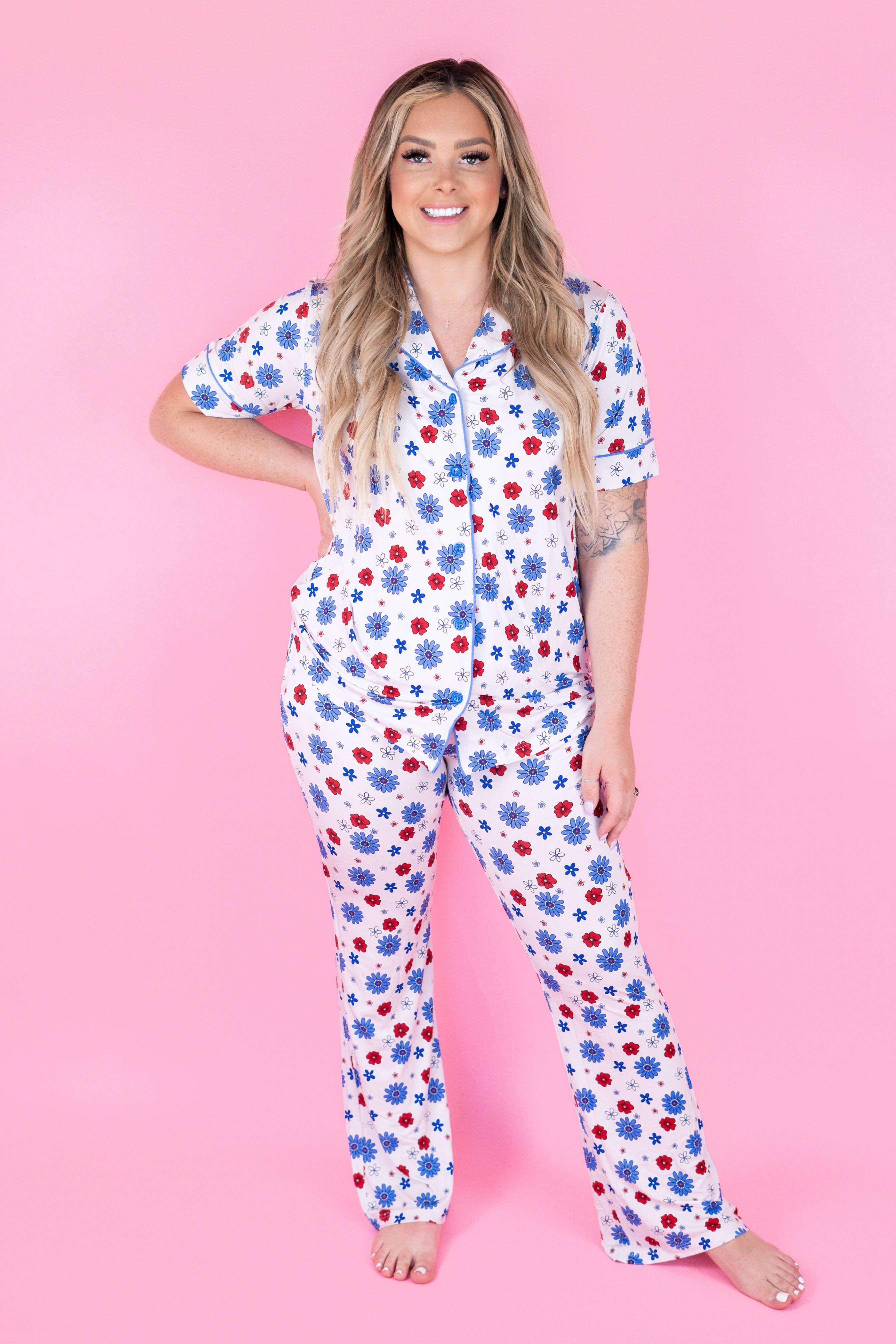 Freedom Blooms Dream Pajama Set Milk & Baby