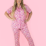 Stay Wild Cowgirl Women's Relaxed Dream Pajamas Milk & Baby