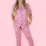 Stay Wild Cowgirl Women's Relaxed Dream Pajamas Milk & Baby