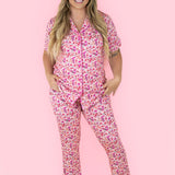 Stay Wild Cowgirl Women's Relaxed Dream Pajamas Milk & Baby