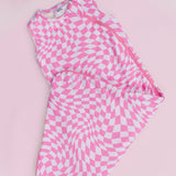 BUBBLEGUM WAVY CHECKERS DREAM SLEEP SACK