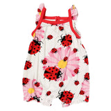 Ladybugs Bubble Romper Milk & Baby