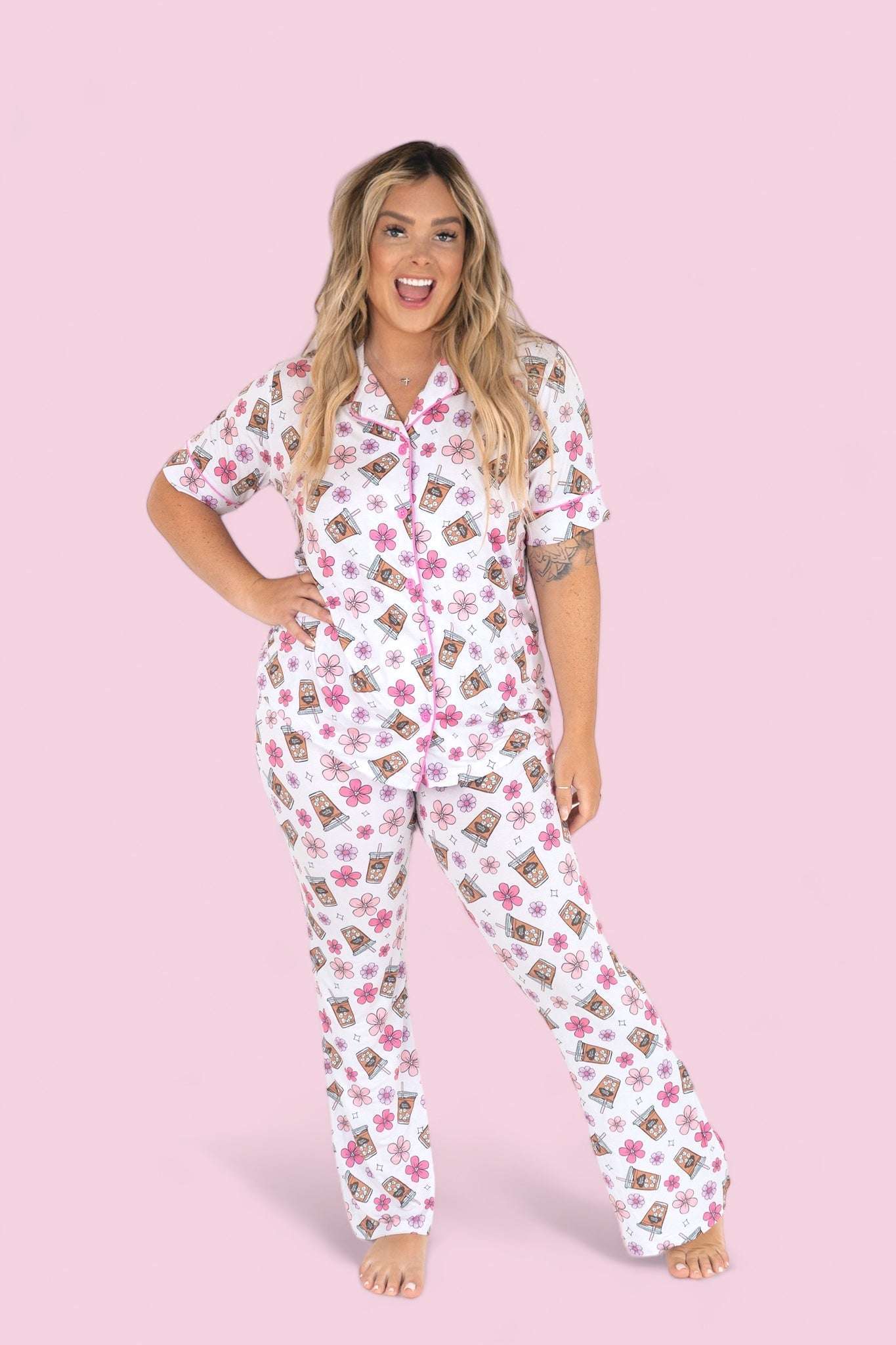 A Cup Of Dreams Women's Dream Pajamas Milk & Baby