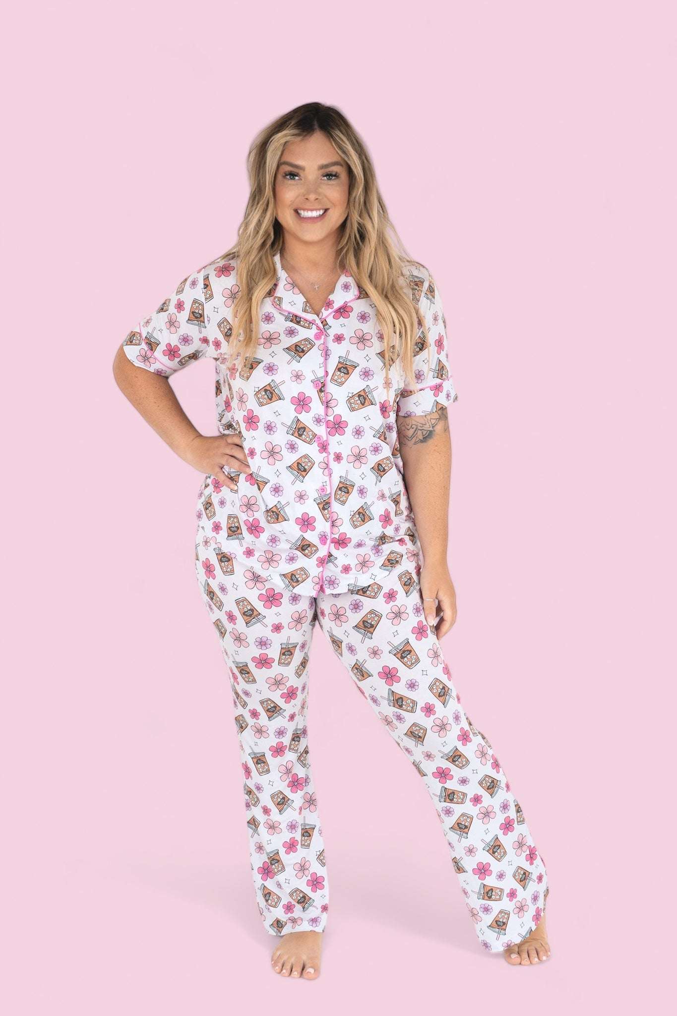 A Cup Of Dreams Women's Dream Pajamas Milk & Baby