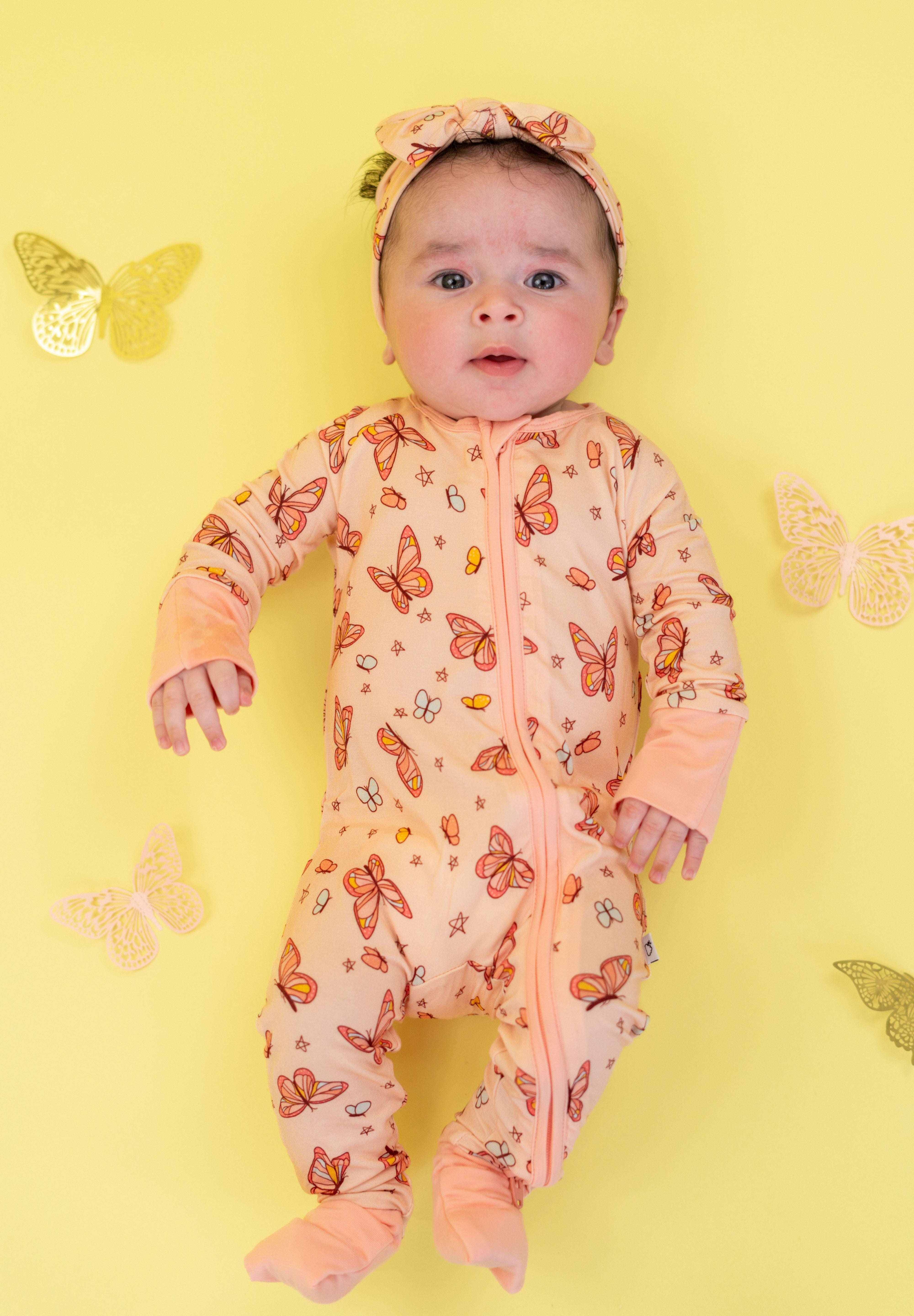 Chasing Butterflies Dream Romper Milk & Baby