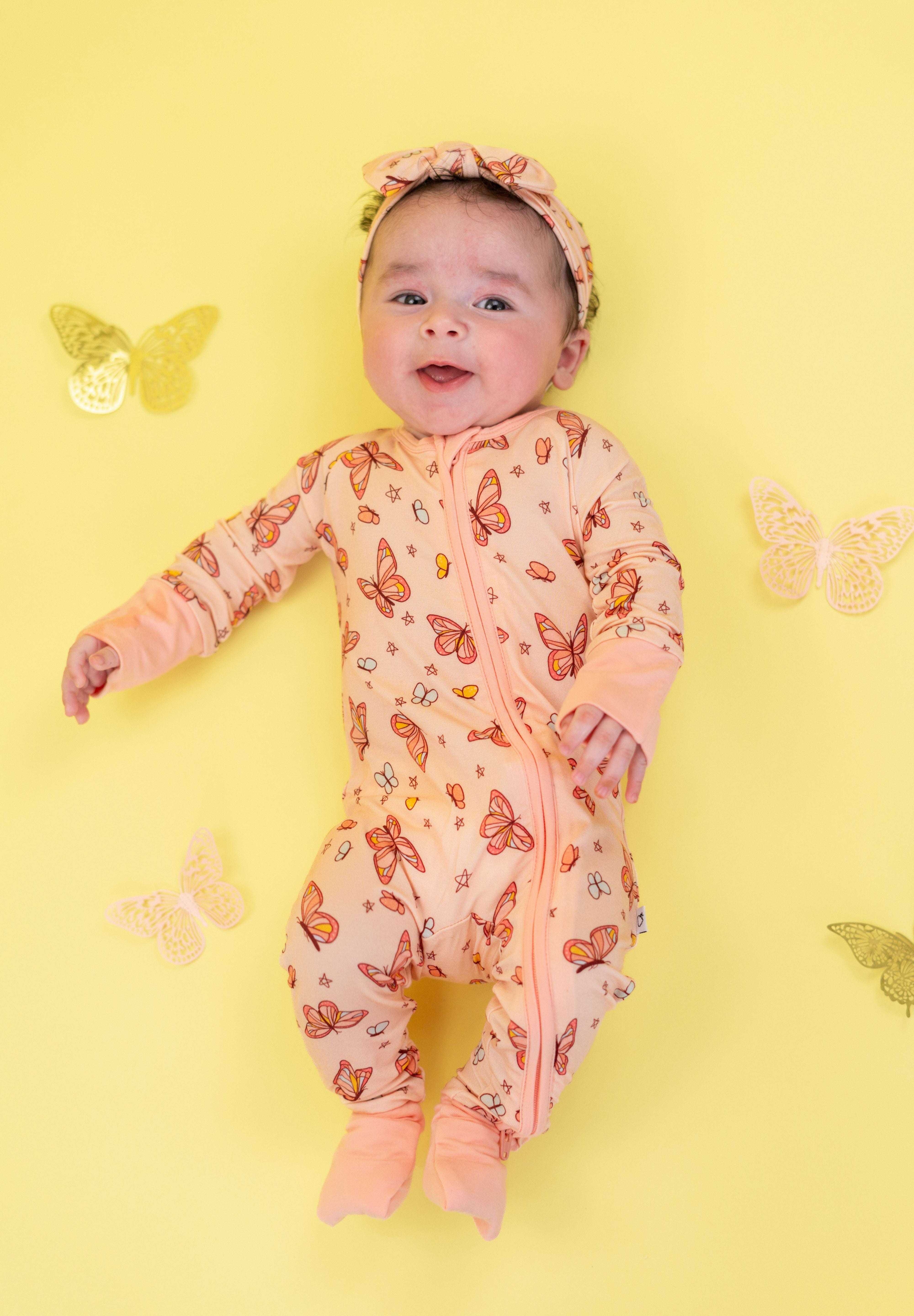 Chasing Butterflies Dream Romper Milk & Baby