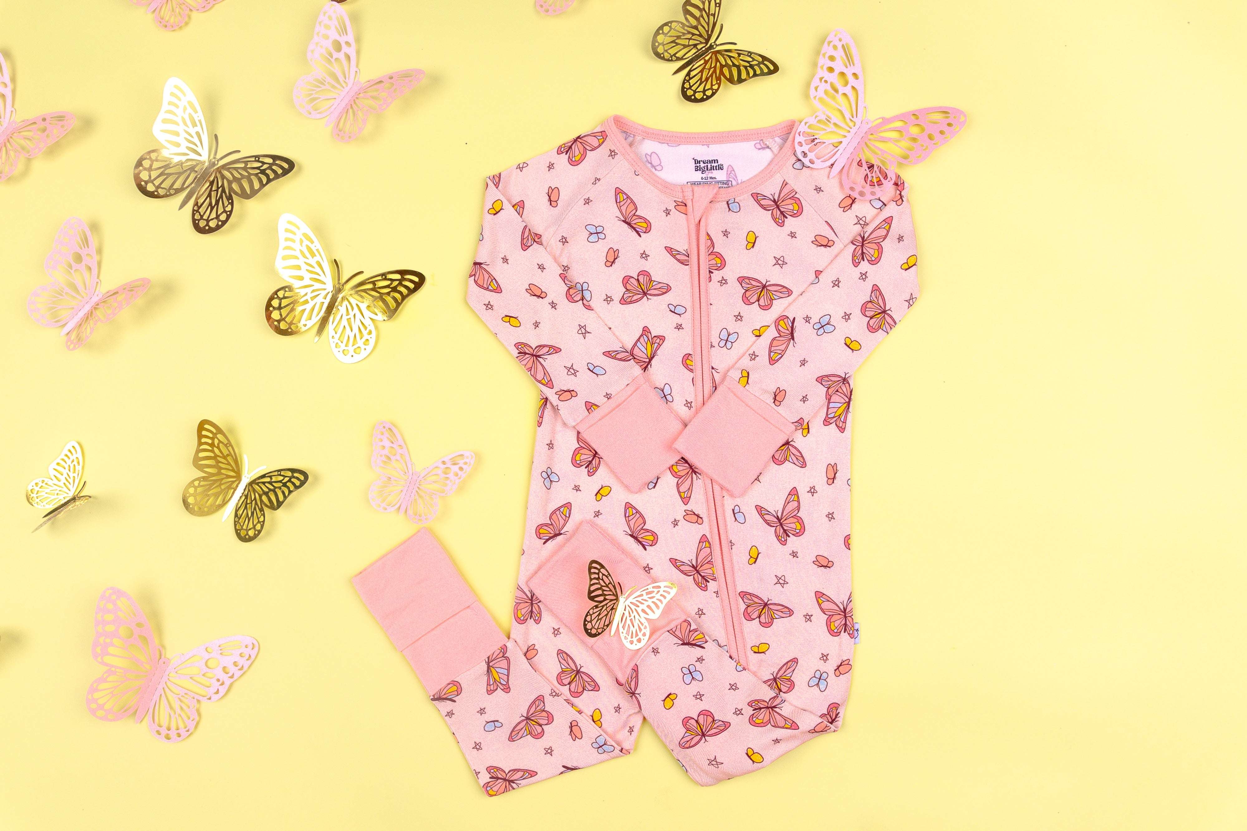 Chasing Butterflies Dream Romper Milk & Baby