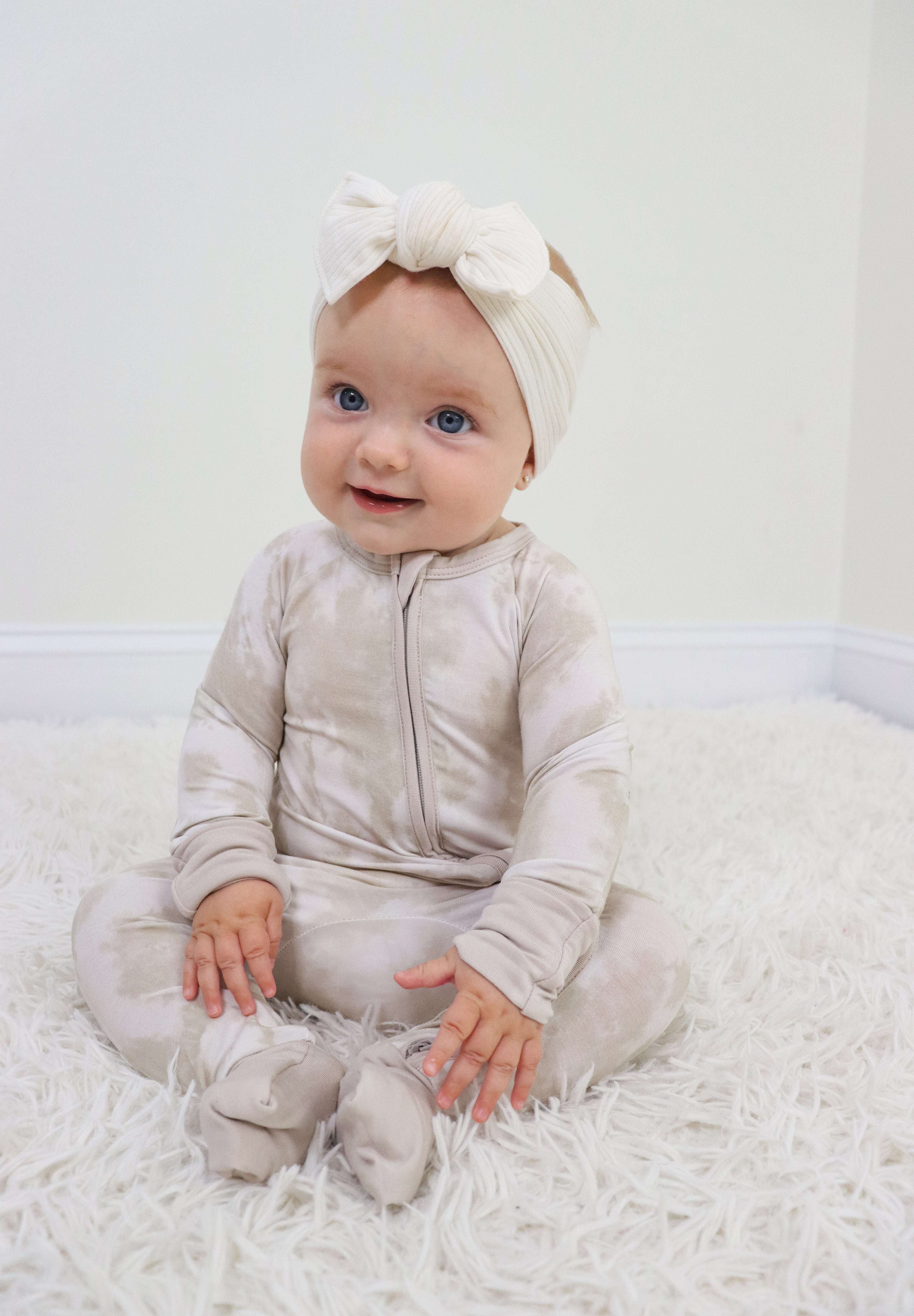 Sandy Shores Dream Romper Milk & Baby