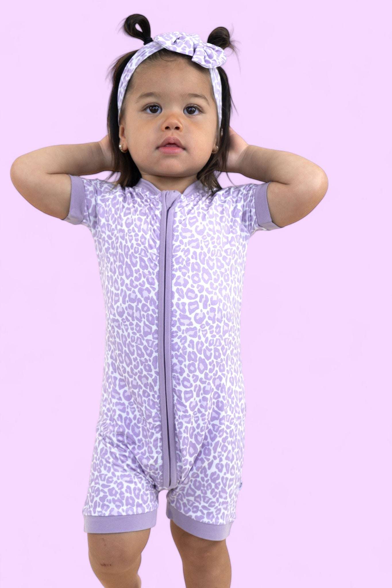 Lavender Leopard Dream Shortie Milk & Baby