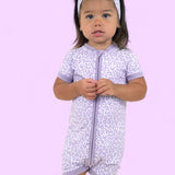 Lavender Leopard Dream Shortie Milk & Baby