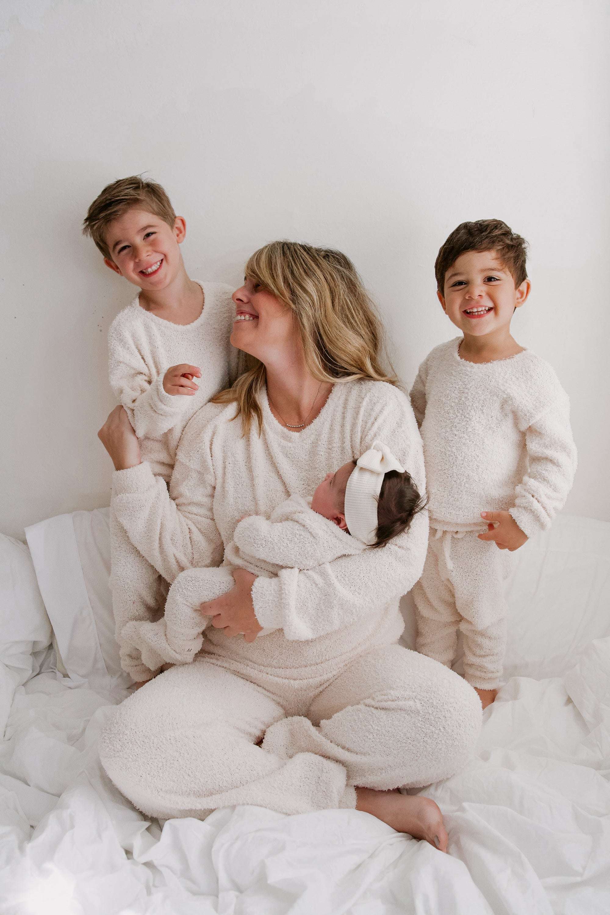 Luna + Luca Cozy Teddy Mama Set Milk & Baby