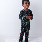 Holiday Nights Romper Milk & Baby