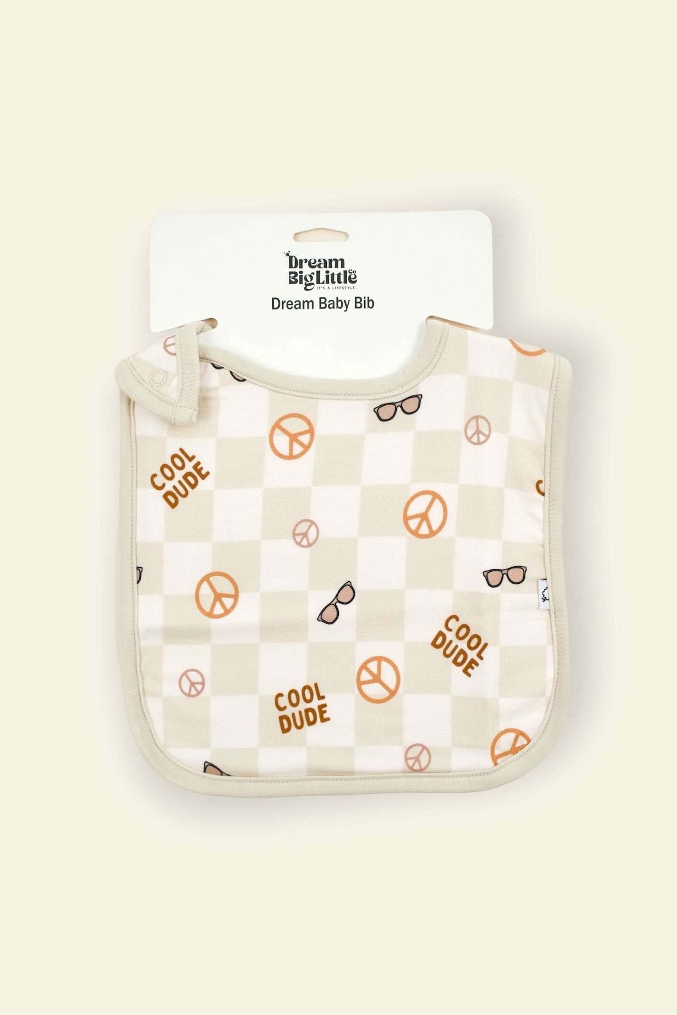 Cool Dude Dream Baby Bib Milk & Baby