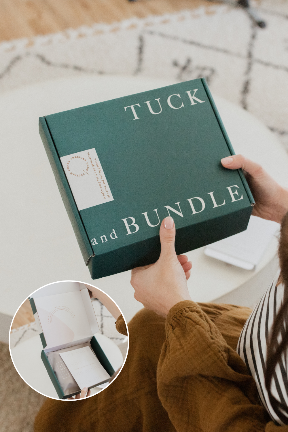 Tuck and Bundle Baby Wrap | Sandstone Milk & Baby