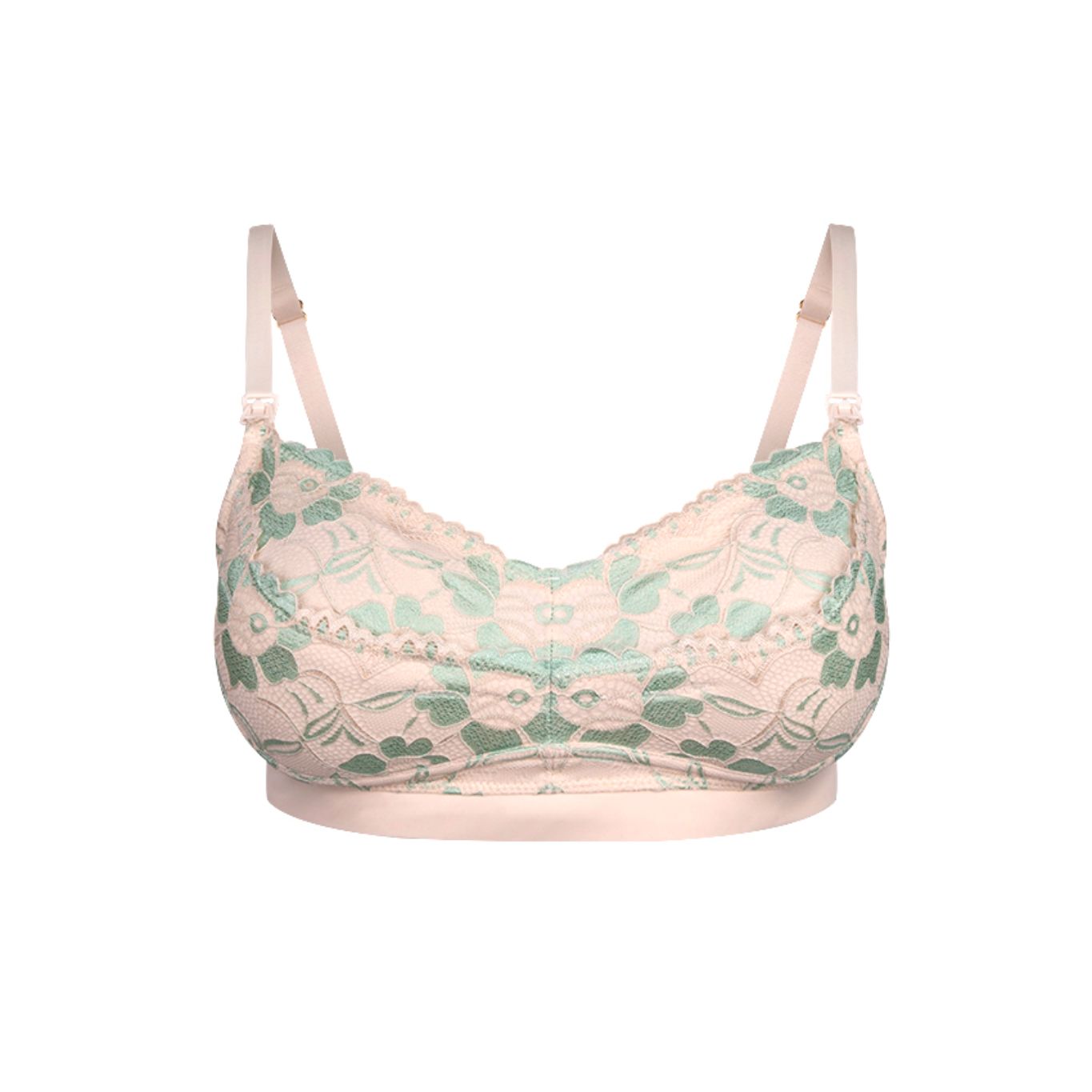 The Dairy Fairy Ayla Underwire Nursing & Hands Free Pumping Bra In Seashell