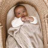 Bring me Home Pointelle Blanket - Beige Milk & Baby