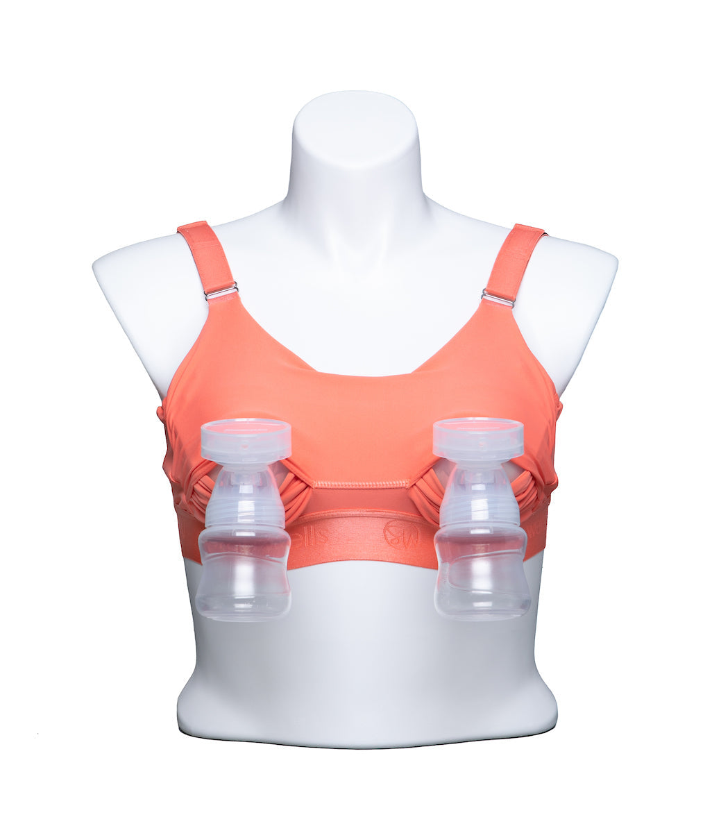 Journey Hands Free Pumping Bra (Creamsicle) Milk & Baby