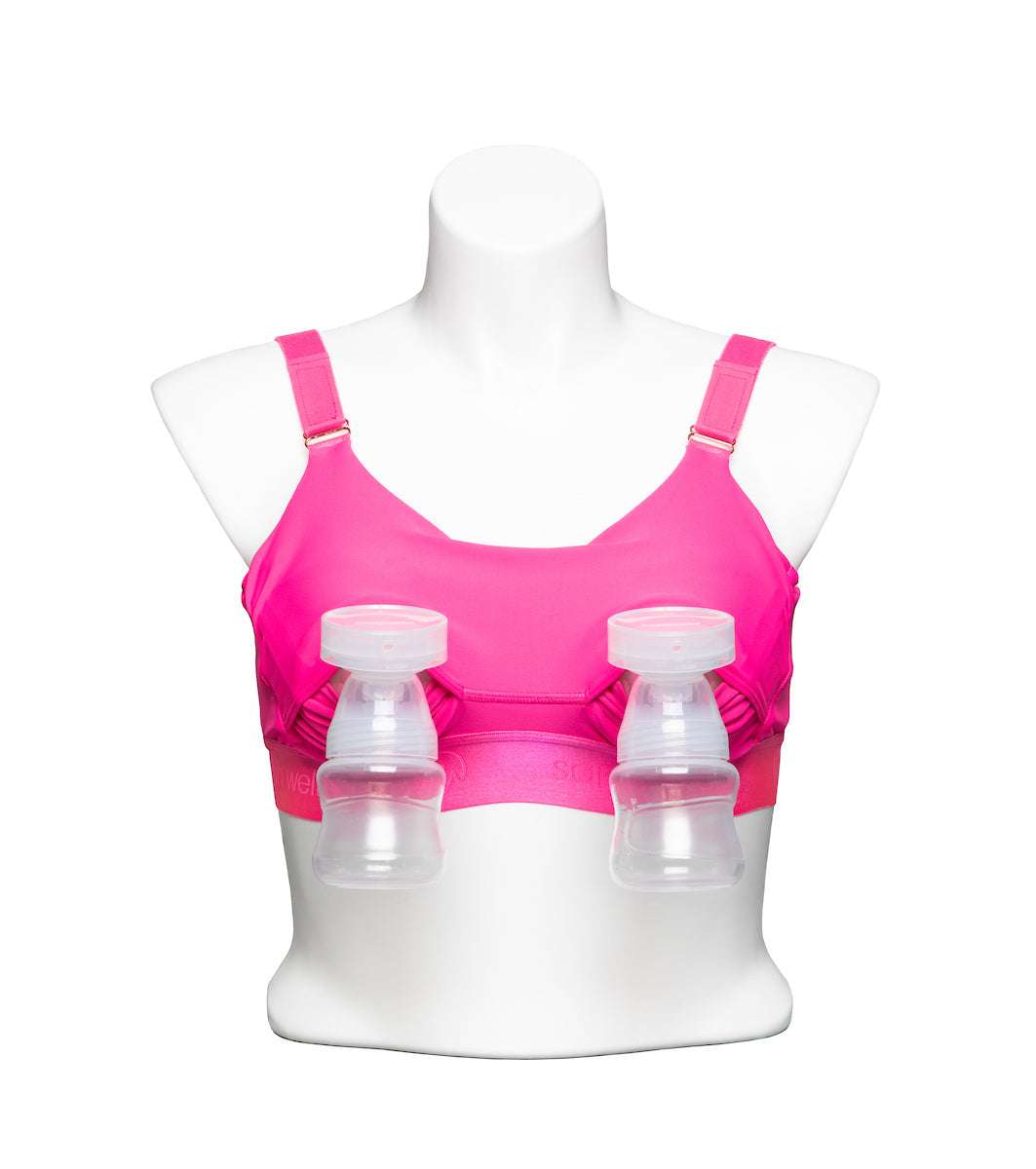 Journey Hands Free Pumping Bra | Hot Pink Milk & Baby