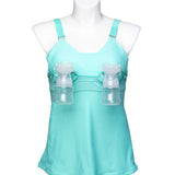 Journey Hands Free Pumping Tank | Mint Milk & Baby