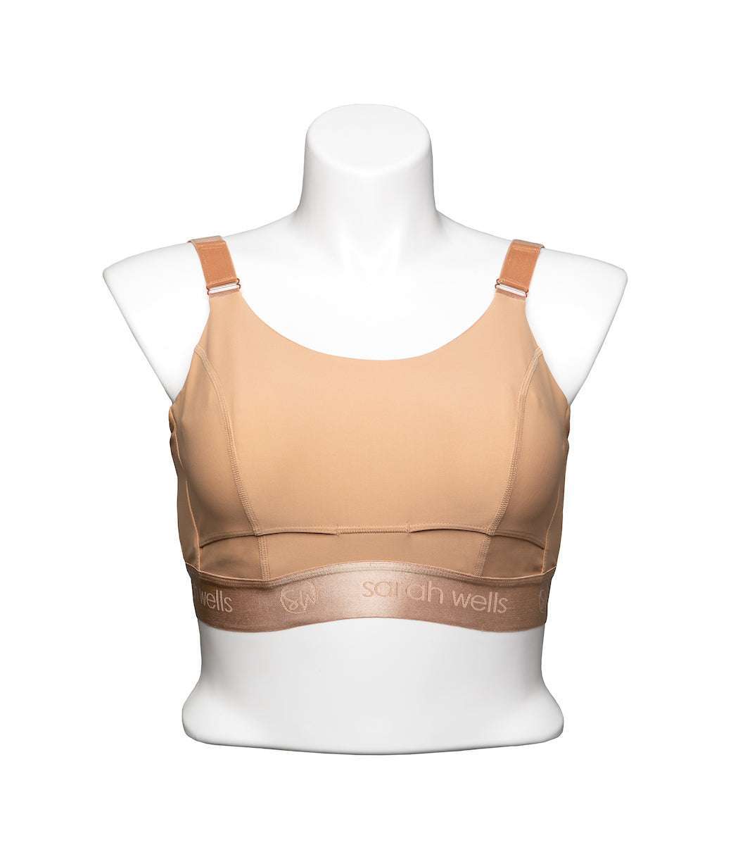 Journey Hands Free Pumping Bra | Latte Milk & Baby