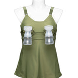 Journey Hands Free Pumping Tank (Olive)